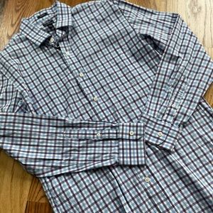 J. Crew Mens Large Wrinkle Free Shirt